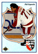 1990-91 Upper Deck #510 Phil Esposito Boston Bruins HOF
