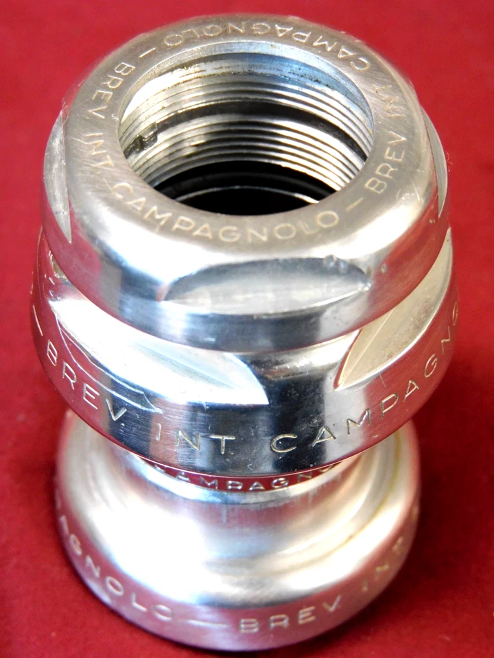 Excellent 1st Gen. 1985 Campagnolo #304/104 C-Record Headset Italian 25.4 x 24F. - Image 3 of 4