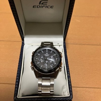Casio Edifice 5263P Multi-Band Quartz Black Stainless Steel Men's Watch