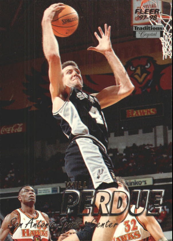 1997-98 Fleer Crystal Collection #77 Will Perdue - BSK