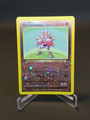 Pokémon TCG Hitmonchan Best of Game Reverse Holo Promo NM