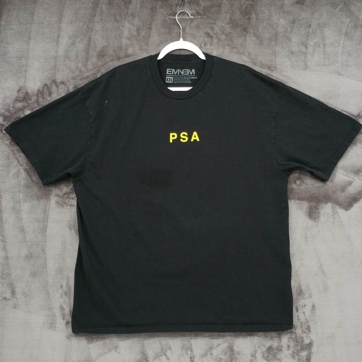 Eminem PSA TShirt Dont Do Drugs Graphic Black Size 2XL Short