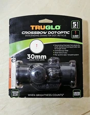 TruGlo Red-Dot Crossbow Sight 30 mm 3 Dot ● NEW ● SHIPS FREE