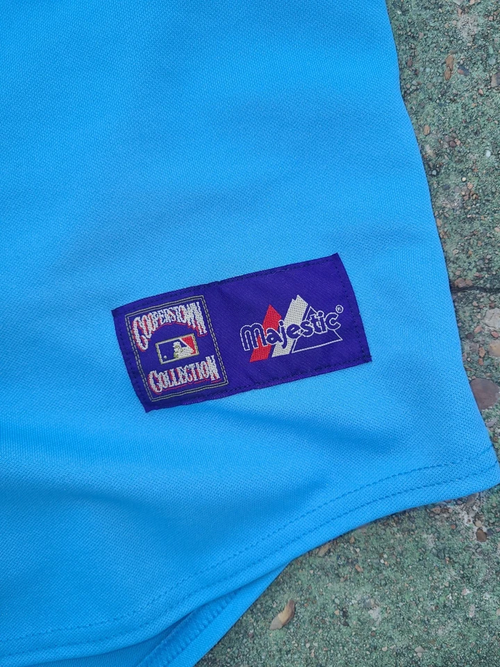 Jersey Majestic Philadelphia Phillies Bryce Harper #3 azul Coopertown para hombre 4XL Foto 2 de 3