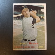 1957 Topps #257  WALT DROPO  Chicago White Sox  