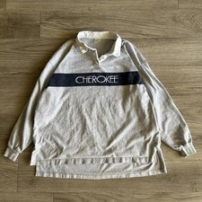 Grey Cherokee embroidered polo
