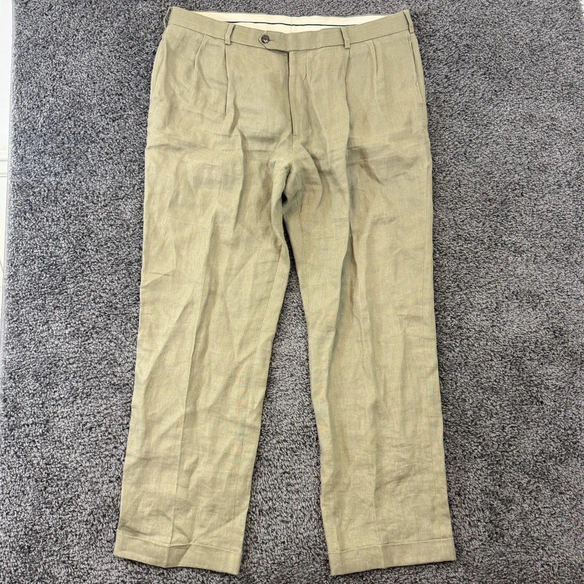 Brooks Brothers Linen Pants for Men in 32 Inseam for sale | eBay