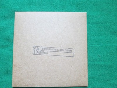 MICHAEL BEARPARK / PETER CHILVERS - THIN AIR - BURNING SHED 2008 - CD