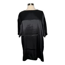 Victoria s Secret Gold Label Black Sleep Shirt Size M/L