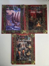 Ars Magica rpg books Hedge Magic, Mythic Seas, Wizard's Grimoire FREE MEDIA MAIL