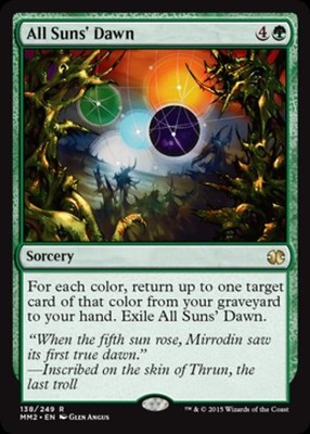 All Suns Dawn - Medium Play MTG Modern Masters 2015