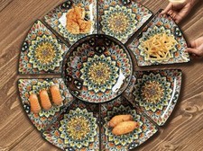 Ensemble Vaisselle Bohème 9 Pièces