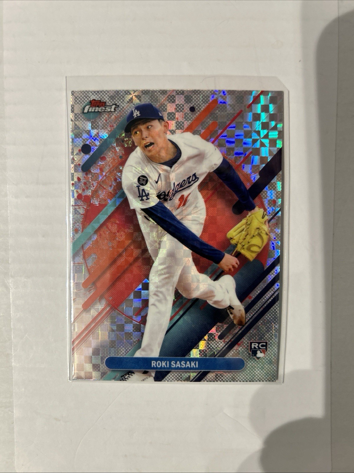 2025 Finest #288 Roki Sasaki Checkerboard Los Angeles Dodgers Rookie RARE