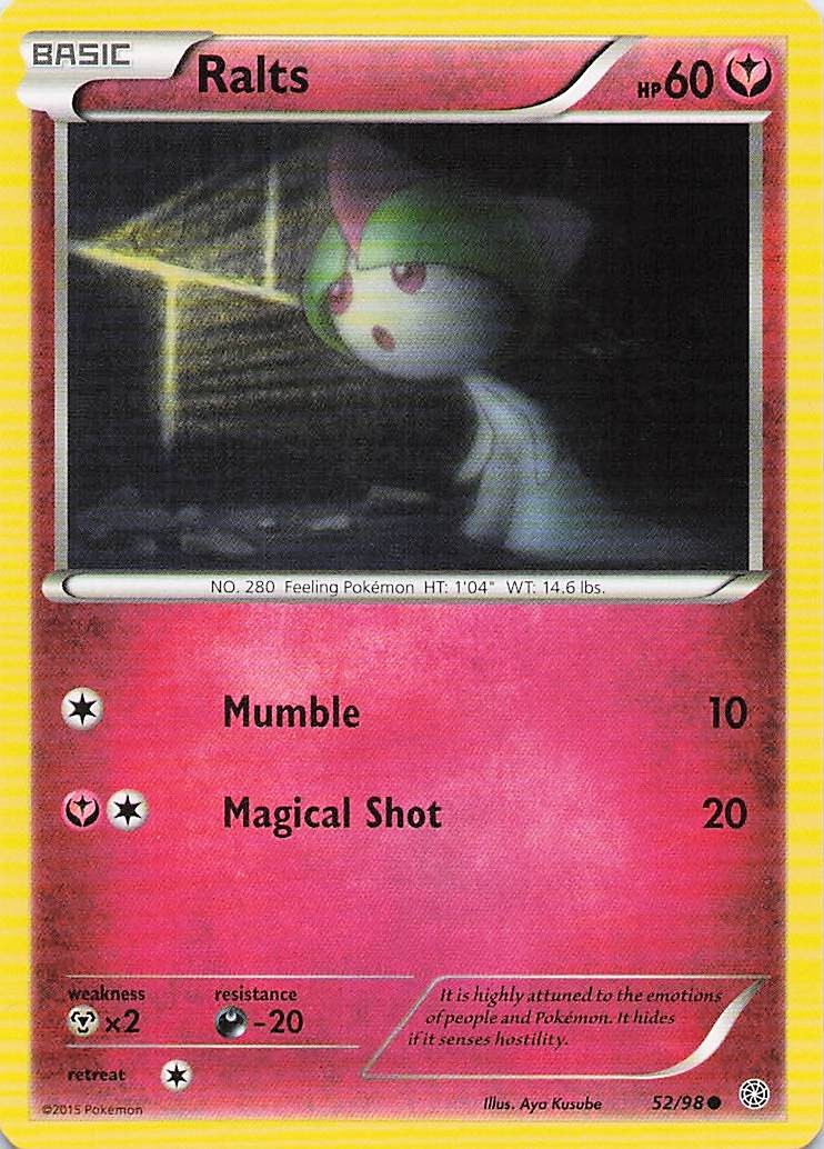 Ralts Common XY - Ancient Origins 52/98 NM