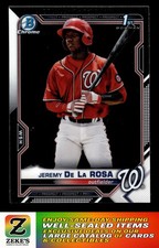 2021 Bowman #BCP-25 Jeremy De La Rosa Chrome Prospects