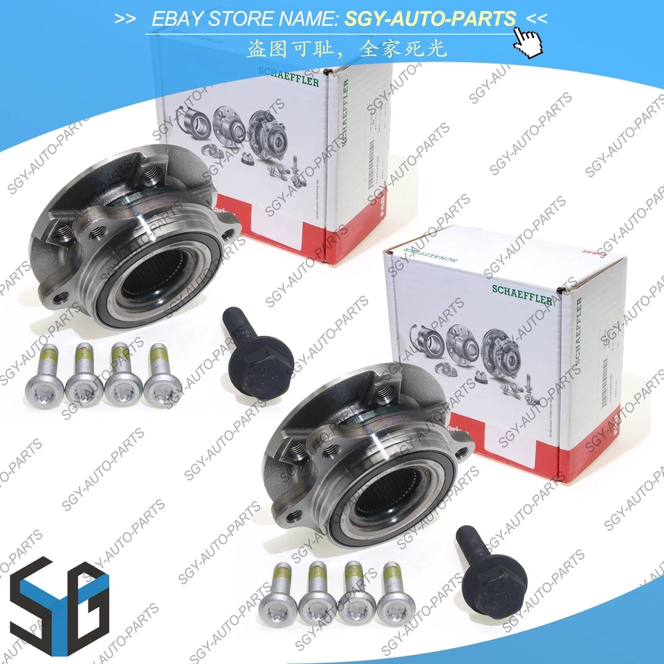 OEM Pair Front/ Rear Wheel Hub Bearing Assembly For Audi A4 A5 A6 A7 A8 S4 S5 Q5 Foto 3 de 4