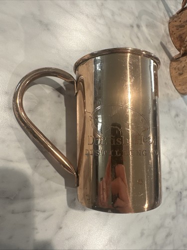 Dogfish Head Distilling Co. Copper Mule Mugs Set of 4Vintage Barware - Picture 5 of 9