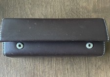 Coach Brown Leatherware Eyewear Hard Case