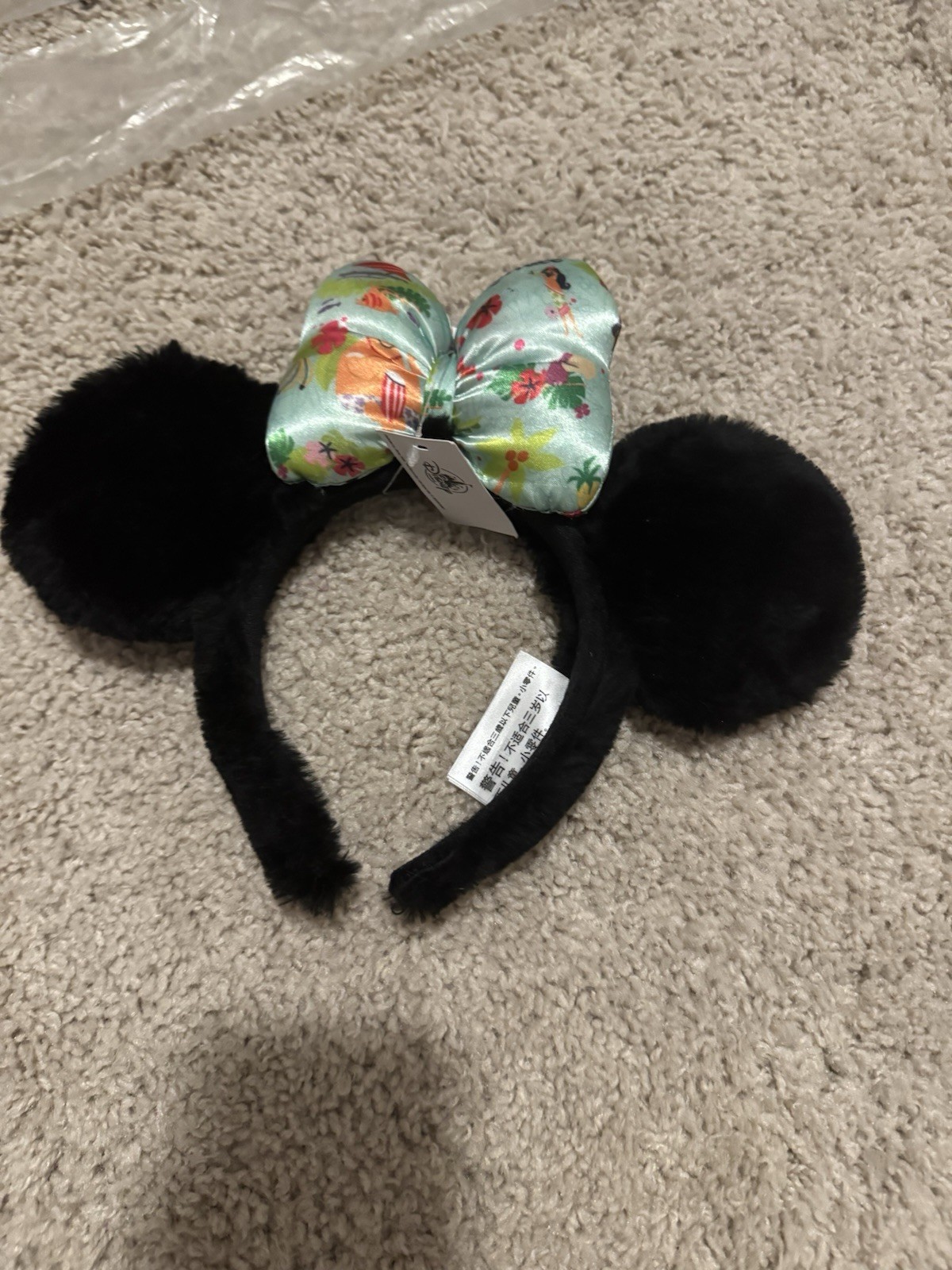 NWT Disney Tahitian Terrace Tiki Minnie Headband Ears Imagineering WDI D23 Expo
