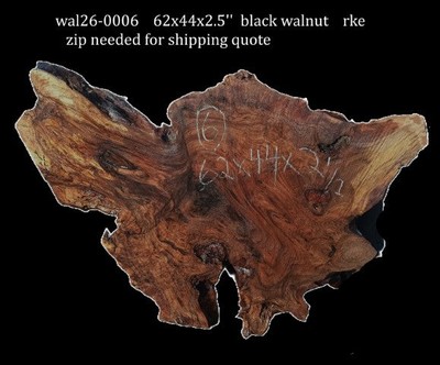 Black Walnut | DIY Table | Live Edge | River Table | craft woods | Wal26-0006