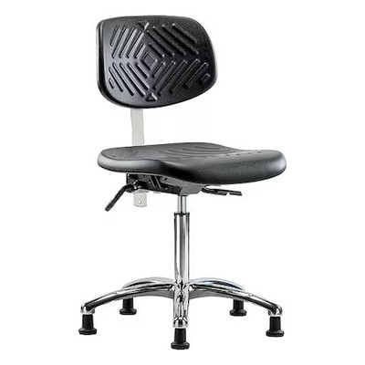 Clean Room Chair Ergonomic Chair, No Arms, 20-1/4'' To 28'' Height, Polyurethane,