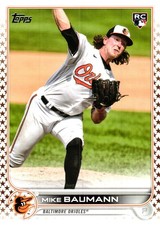 2022 Topps #502b Mike Baumann Gold Stars RC