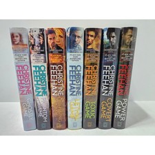 Ghostwalker Series Christine Feehan 7 Book Lot Paranormal Romance Hardcover