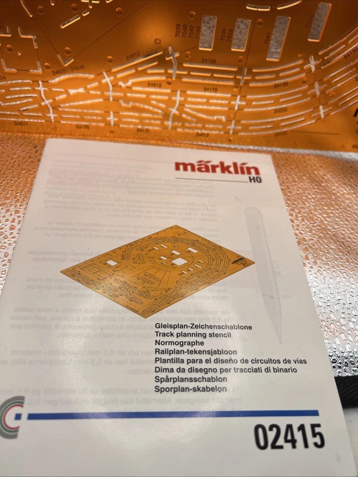 Marklin Trains HO Scale 3-Rail C-Track Rail Planning Template #02415 New  KEN - Image 3 of 4