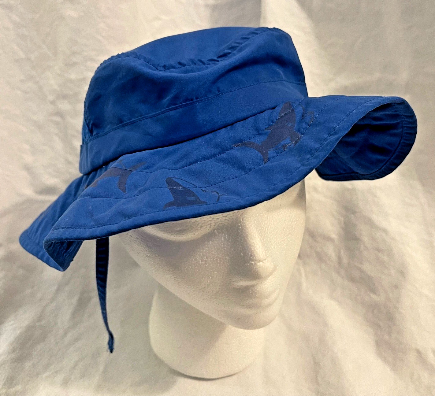Kids Sun Protection Zone Graphic Beach Safari Hat Blue UPF 50+ UV Adjustable OS
