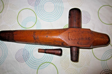 VTG/9 & 1/2-INCH LONG. STAMPED-REVONOC WOODEN KEG TAPPER