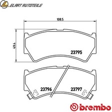 BREMSBELAGSATZ SCHEIBENBREMSE P 79 013 FÜR SUZUKI BALENO/Hatchback G16B 1.6L