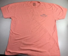 REALTREE Fishing Logo Red T-Shirt Outdoor Sportsman Hunting Fishing 2XL NWT