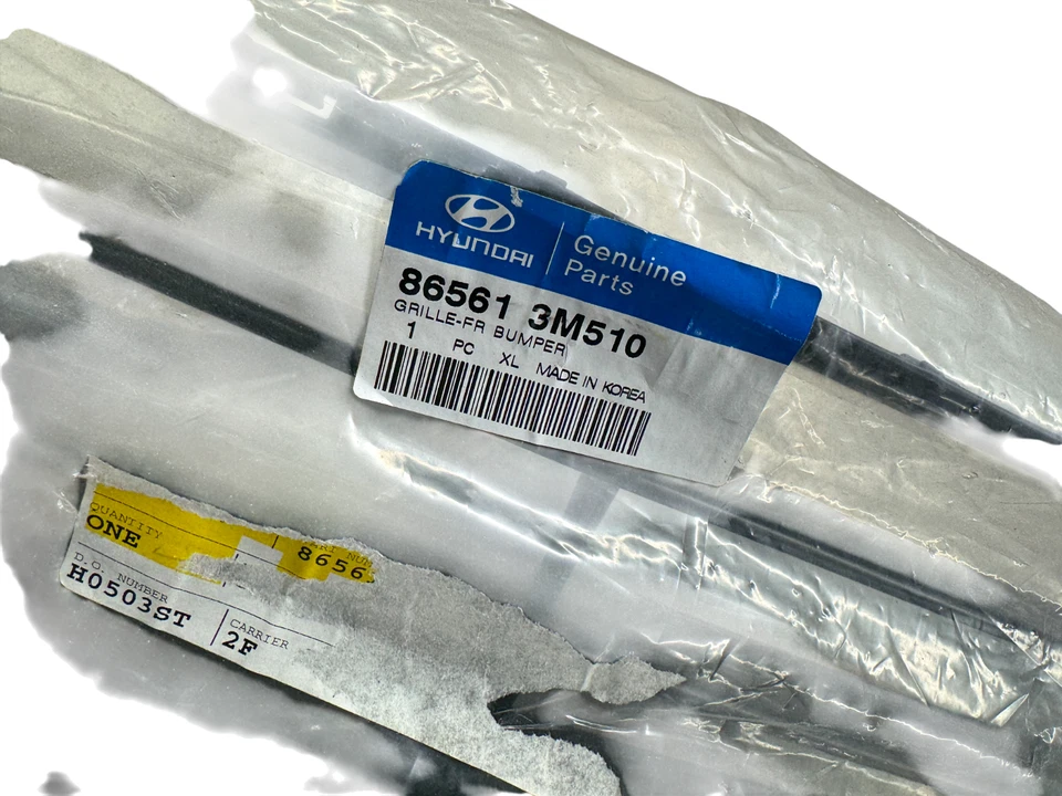 Parachoques delantero inferior Hyundai Genesis 2011-2014 genuino OEM 865613M510 Foto 2 de 4