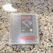 Final Fantasy Nintendo NES Authentic Clean Label Cartridge W/ Clamshell Case