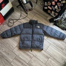 The North Face Mens M Gray Black 700 Down Puf...