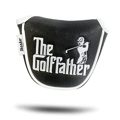 Shanker Golf ''The Golffather'' Mallet Putter Head Cover, Embroidered SKR009 - NEW