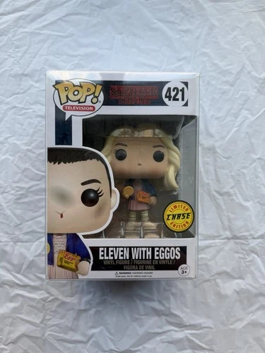 Funko Pop! Eleven With Eggos #421 CHASE Stranger Things Mint W/ Protector