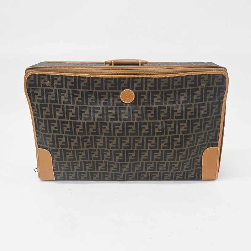 FENDI Zucca Pattern  Brown PVC