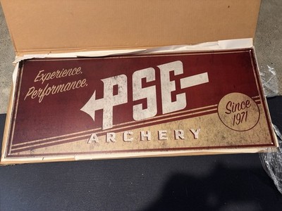 PSE Archery Metal Hanging Sign