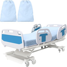 2 Pack Bariatric Hospital Bed Sheet 42"X85"X14" Deep Pocket Fitted Sheets for Ov