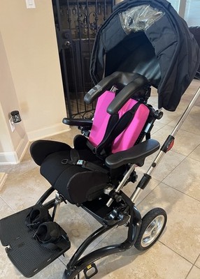 R82 Stingray SZ1 Stroller Wheelchair mobility seating Adaptive Special Need Pink