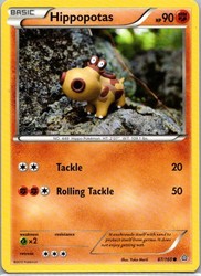 Hippopotas 87/160 XY Primal Clash Common