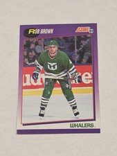 1991-92 Score American #246 Rob Brown Hartford Whalers
