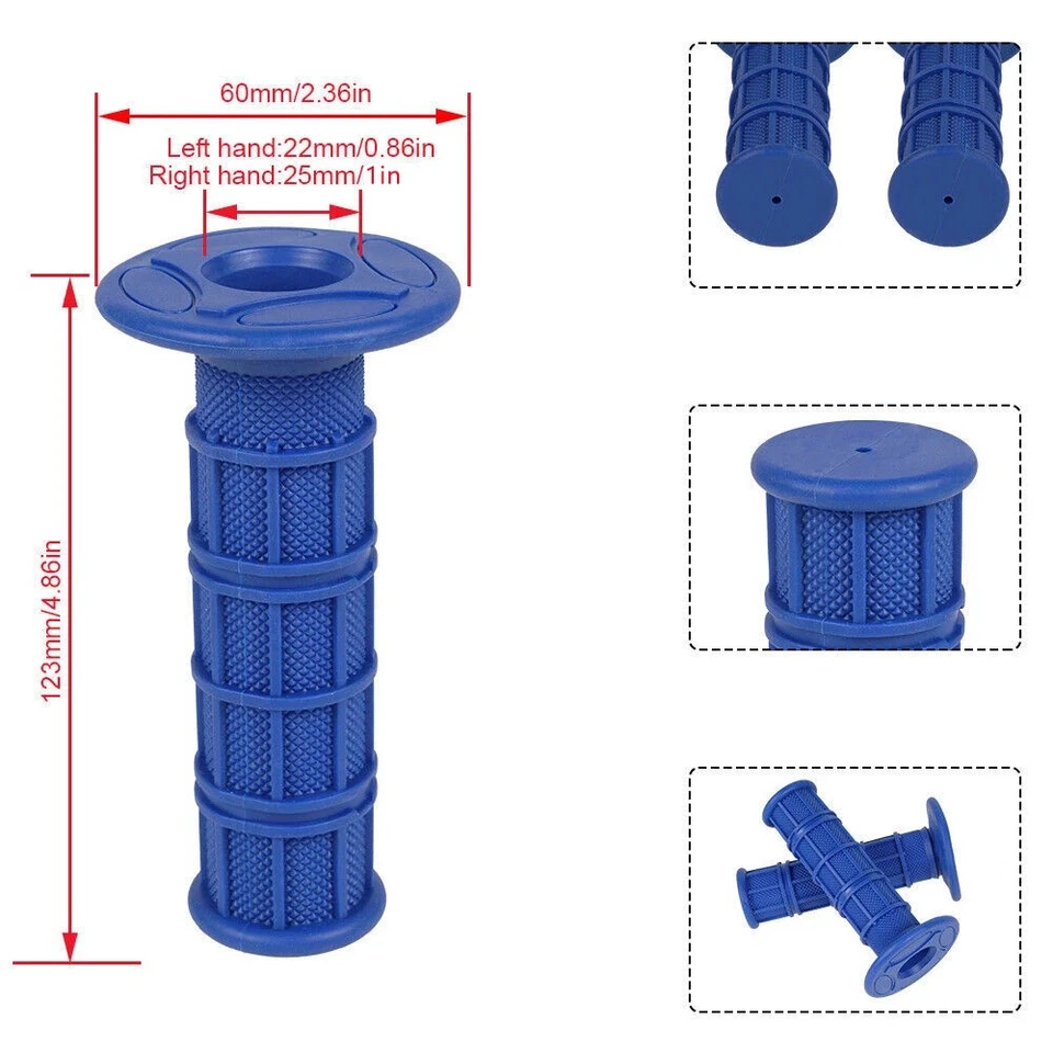 Empuñaduras manillar 7/8" 1" para Yamaha TTR230 TTR225 TTR125LE TTR50E TTR90 Foto 4 de 4