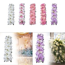 Flower Panel Backdrop Floral Panel Decoration Artificial Rose for Wedding,