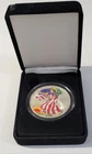 2000 American Silver Eagle Colorized Coin Liberty Theme, plus Case