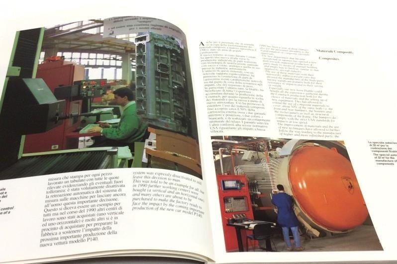 1990 Lamborghini Factory Yearbook Press Pack Sales Brochure