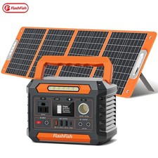Flashfish 300w 230wh Portable Solar Generator Optional With Solar Panel US Stock