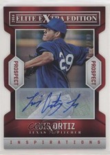 2014 Elite Extra Edition Inspirations Die-Cut Signatures Luis Ortiz Auto 0a3