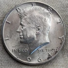 1964 D Kennedy Half Dollar UNC BU MS : Brilliant Uncirculated - .9 Fine Silver
